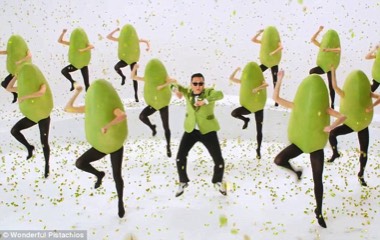imedia consulting hall of fame mvp Psy Gangnam Style wonderful pistachios commercial still